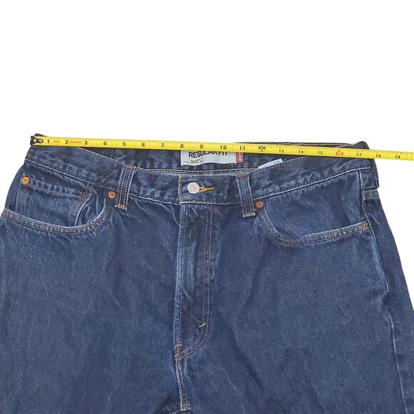 Levi’s 505 Jeans Men’s Regular Fit Straight Leg 38x34 100% Cotton - Picture 2 of 9